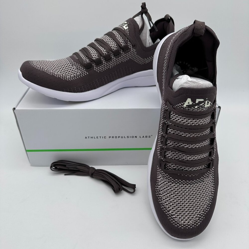 APL‎ Men's TechLoom Breeze Running Sneaker, Size 13, Chocolate/Silk/White